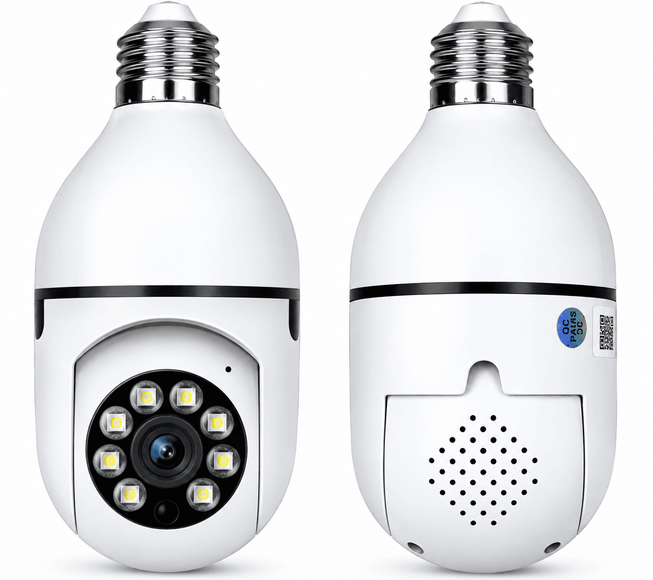 Hikvision Bulb-camera 360 Degree ptz Wireless Surveilance Cctv-White