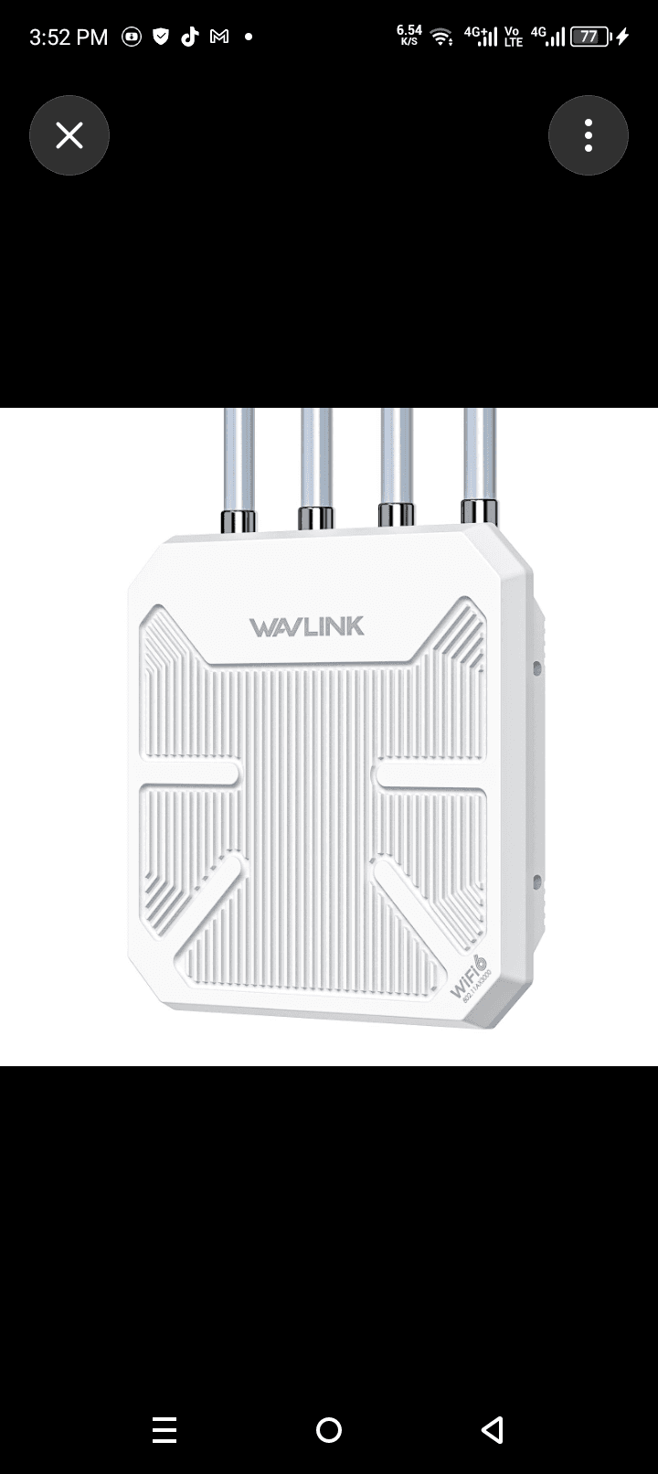 WavLink AX3000 Wifi Outdoor Access point Aerial HD9